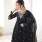 Mirror Sequin Embroidered Anarkali