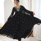 Mirror Sequin Embroidered Anarkali