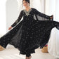 Mirror Sequin Embroidered Anarkali