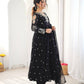 Mirror Sequin Embroidered Anarkali