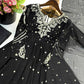 Mirror Sequin Embroidered Anarkali