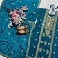 Pure Chinon Silk Embroidered Suit Set with Plazzo & Dupatta – Premium Festive & Party Wear