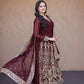 Sequin Embroidered Anarkali Gown