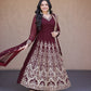 Sequin Embroidered Anarkali Gown