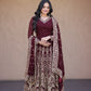 Sequin Embroidered Anarkali Gown