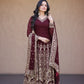 Sequin Embroidered Anarkali Gown