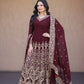 Sequin Embroidered Anarkali Gown