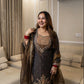 Mocha Gold Embroidered Kurta