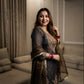 Mocha Gold Embroidered Kurta