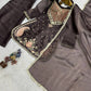 Mocha Gold Embroidered Kurta