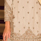 Chinon Silk Cording Embroidery Sharara Set