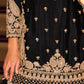 Chinon Silk Cording Embroidery Sharara Set