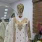 Chinon Silk Cording Embroidery Sharara Set