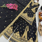 Chinon Silk Cording Embroidery Sharara Set