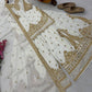Chinon Silk Cording Embroidery Sharara Set