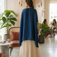 Navy Cape Embroidered Lehenga