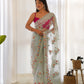 Floral Aari Embroidered Saree