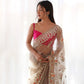 Floral Aari Embroidered Saree