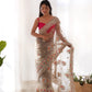 Floral Aari Embroidered Saree