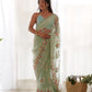 Floral Aari Embroidered Saree