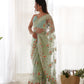 Floral Aari Embroidered Saree