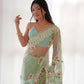 Floral Aari Embroidered Saree