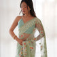 Floral Aari Embroidered Saree