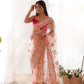 Floral Aari Embroidered Saree