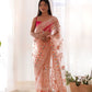 Floral Aari Embroidered Saree