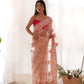 Floral Aari Embroidered Saree