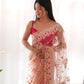Floral Aari Embroidered Saree