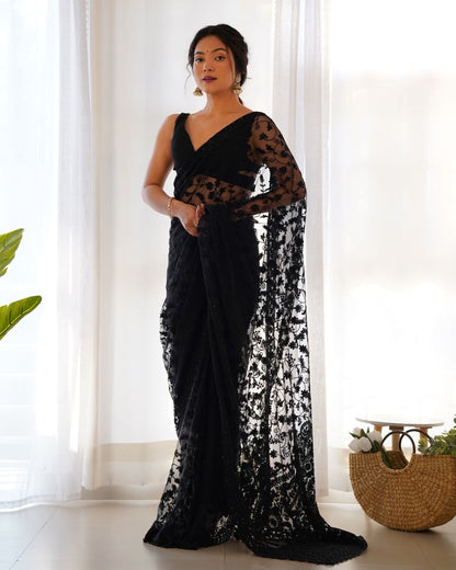 Tonal Aari Embroidered Saree