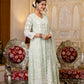 Chikankari Embroidered Cotton Gown