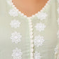 Chikankari Embroidered Cotton Gown
