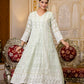 Chikankari Embroidered Cotton Gown