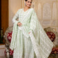Chikankari Embroidered Cotton Gown