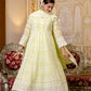 Chikankari Embroidered Cotton Gown