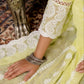 Chikankari Embroidered Cotton Gown