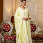 Chikankari Embroidered Cotton Gown