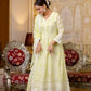 Chikankari Embroidered Cotton Gown