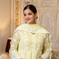 Chikankari Embroidered Cotton Gown