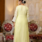Chikankari Embroidered Cotton Gown