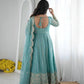 Scarlet Sequin Embroidered Anarkali Set