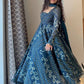 Maroon Georgette Bandhani Print Anarkali Gown
