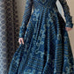 Maroon Georgette Bandhani Print Anarkali Gown