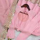 Heavy Sequence Work Border Roman Silk Anarkali set With Dupatta For Partywear