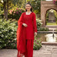 Natural Crepe Kurta Farshi Salwar With Dupatta