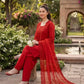 Natural Crepe Kurta Farshi Salwar With Dupatta