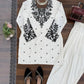 Natural Crepe Kurta Farshi Salwar With Dupatta