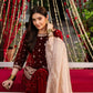 Embroidered Velvet Palazzo Suit Set